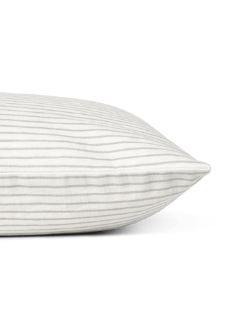 cot/lin kussen 50x50 - ash lines - Studio Feder